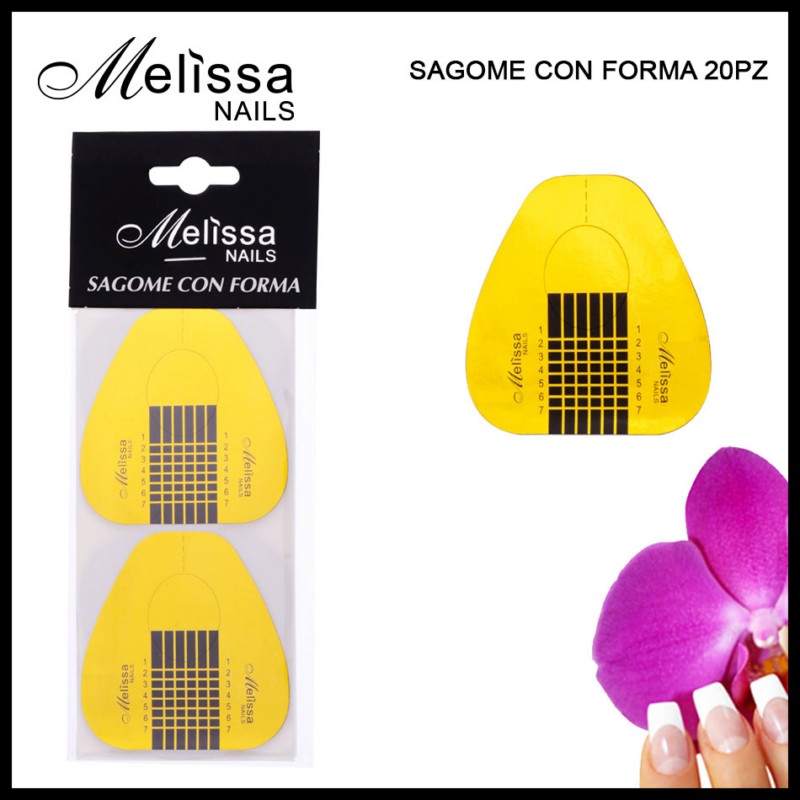 MELISSA CARTINE RICOSTRUZIONE UNGHIE 20PEZZI – EASY 1 MARKET