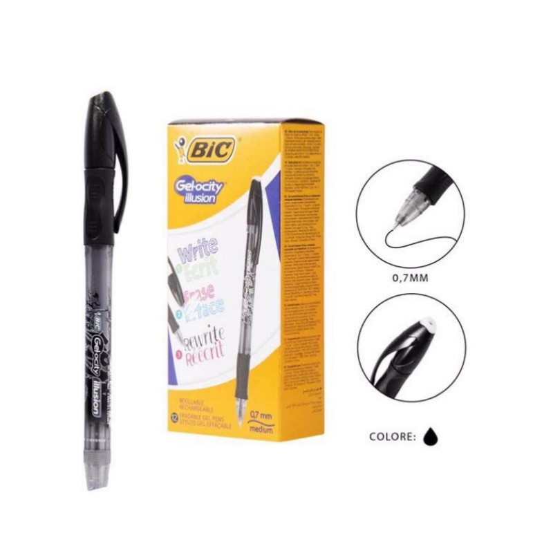 Penna Bic Gelocity illusion Gel Nero