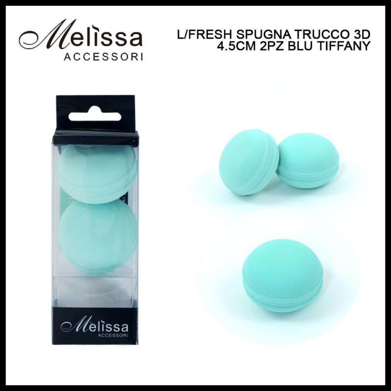 L/Fresh Spugna Trucco 3D 4.5Cm 2Pz Blu T vendita online - negozio