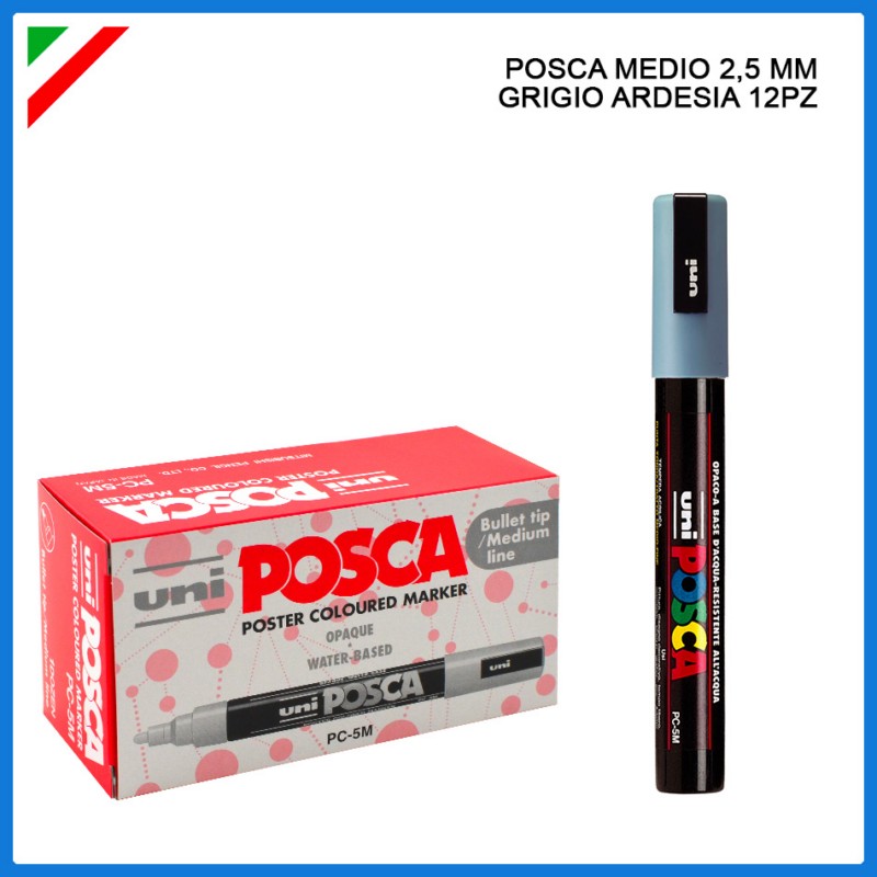 Posca Pennarello Medio 2.5Mm Grigio Ard vendita online - negozio cinese  Cancelleria Scrittura