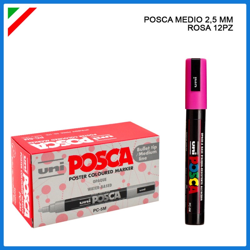 Comprare MARCATORE UNI POSCA PC5M M ROSA 13, Vendita online