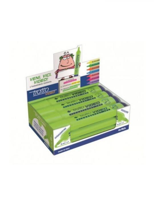 Tratto Video Evidenziatore 1/5Mm Lime 1P