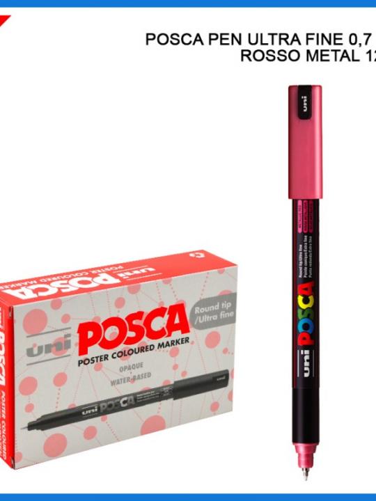 Posca Pennarello U/Fine 0.7Mm Rosa Metal