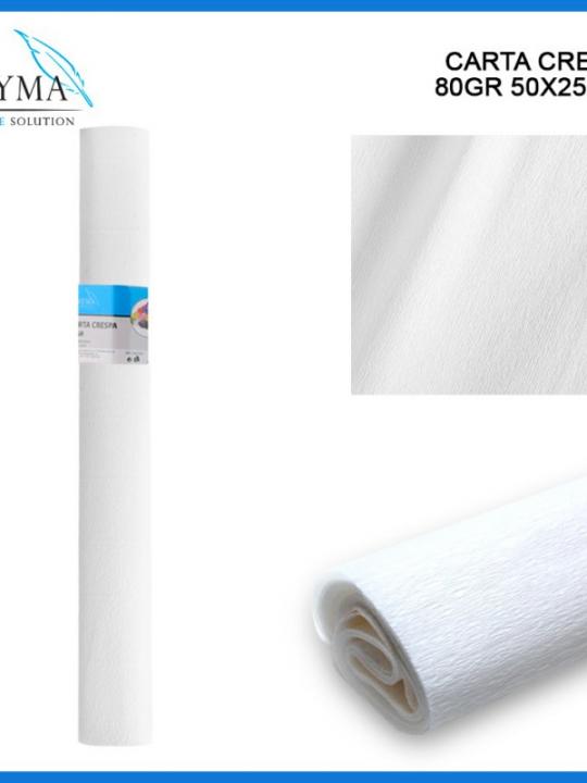 Carta Crespa 50X(230-250)Cm Bianco