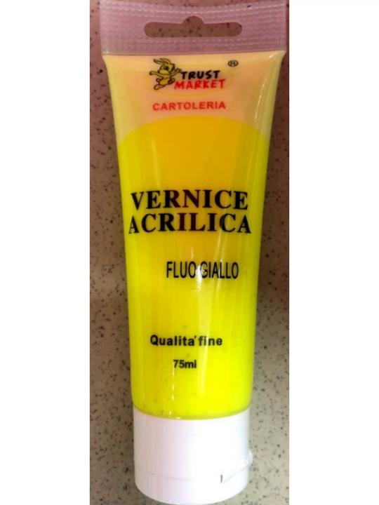 Vernice Acrilica 75Ml Fluo Giallo