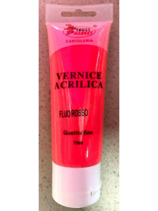 Vernice Acrilica 75Ml  2996-Fluo Rosso