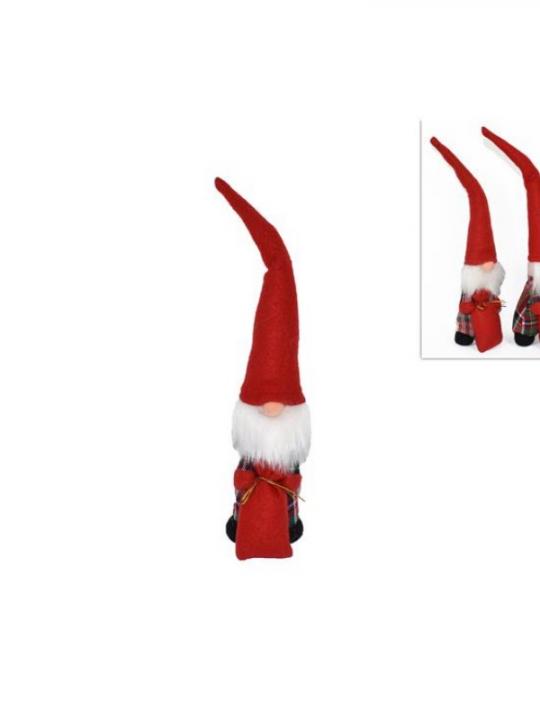 Babbo Natale Nordico C/Sacco 30Cm Socozz