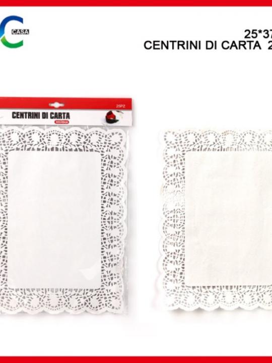 Centrini Di Carta Rett.25X37Cm 25Pz