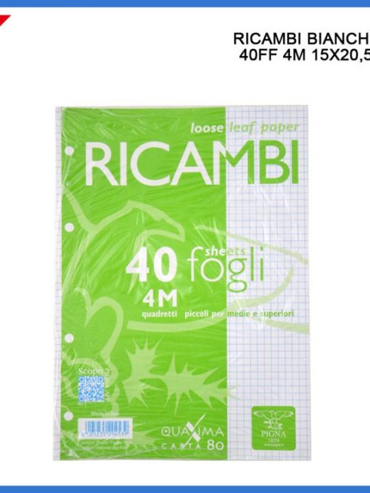 40 Ricambi A5 Bianchi 4M