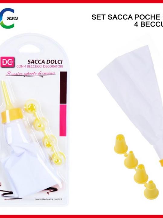 Set Sacca Poche Con 4 Beccucci